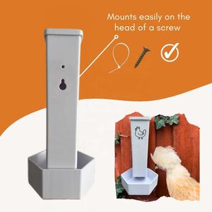 Chicken Oyster Shell and Grit <strong>Feeder</strong> Combo <strong>Automatic</strong> Chicken <strong>Feeder</strong> Pet <strong>Feeder</strong> <strong>Automatic</strong> Down Feed Bird Proof Feeding Bucket - Product Image 3