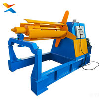 Dérouleur hydraulique automatique Xinnuo pour bobines d'acier, capacité 5T 10T, pour ligne de formage à froid