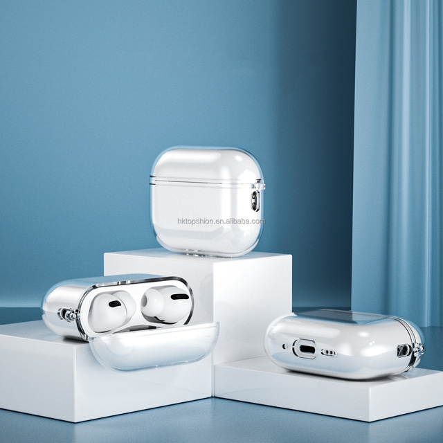 New for Airpods Pro 3rd Generation Case Cover, Crystal Clear Soft TPU Transparent Shockproof Case for Apple Airpods Pro3 2025