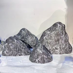 Juego <span class=keywords><strong>de</strong></span> paisaje Zen <span class=keywords><strong>de</strong></span> estilo japonés, combinación <span class=keywords><strong>de</strong></span> rebanadas <span class=keywords><strong>de</strong></span> piedra <span class=keywords><strong>de</strong></span> Montaña Negra ecológica, paisaje seco, resina <span class=keywords><strong>de</strong></span> piedra falsa Snowwave - Product Image 1