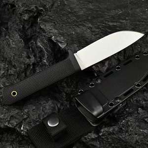 Couteau de chasse en acier CPM-3V de haute qualité et durable, manche en ABS, couteau de camping en plein air, couteau EDC professionnel à lame fixe avec étui - Product Image 3