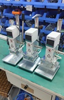 Machine de marquage à chaud manuelle Double 100 90 DS pour estampage de logos et lettres dorées sur cuir, PVC et papier