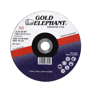 Vàng voi Bán Hàng tại chỗ sắc nét và bền 7 inch 180x3.0x22.2mm kim loại cắt đĩa - Product Image 1