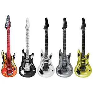 36,6 pulgadas PVC inflable <span class=keywords><strong>Rock</strong></span> Star <span class=keywords><strong>guitarra</strong></span> Correa Navidad golpe <span class=keywords><strong>guitarra</strong></span> juguete para chico carnaval boda cumpleaños fiesta decoración personalizada - Product Image 1