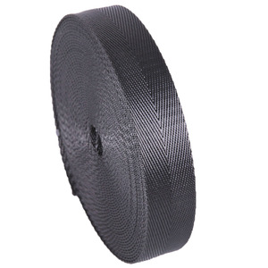 32mm gris oscuro cinta de poliéster, nylon <span class=keywords><strong>Ribon</strong></span> para las correas del bolso - Product Image 4