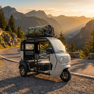 Nouveau Véhicule Électrique Compact à Basse Vitesse, Petit Tricycle Électrique Ouvert pour les Déplacements Domestiques et le Transport des Personnes Âgées - Product Image 4