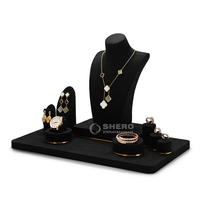 Shero Boutique Cadre Fenêtre Décoration Métal Matériel Bijoux Exposition Accessoires Anneau Pendentif Collier Bijoux Présentoir