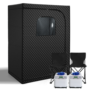 Новая портативная паровая палатка для дома, на 1-2 человека, 4 сезона, большая складная сауна-спа для домашнего использования - Product Image 3