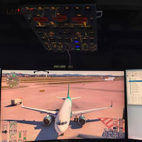 Module de pilotage Xplane12 pour simulateur de vol avec panneau supérieur de cockpit, compatible Flight Simulator 2020/2024