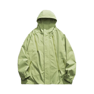 Blouson bomber unisexe à fermeture éclair, écologique, avec col montant et logo frontal, pour les aventures en plein air d'automne - Randonnée et pêche - Product Image 3