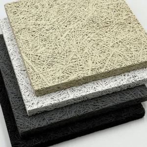 Panneau sandwich acoustique en <span class=keywords><strong>laine</strong></span> <span class=keywords><strong>de</strong></span> <span class=keywords><strong>roche</strong></span> 10mm en <span class=keywords><strong>bois</strong></span> plastique PU 60 propre pour mur et toit Panneau en fibre <span class=keywords><strong>de</strong></span> mousse Eps pour ciment - Product Image 1