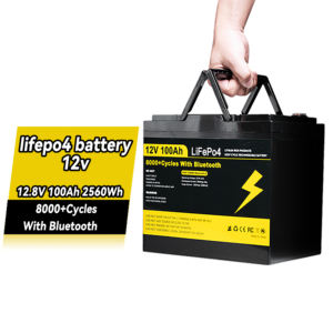 Batterie LiFePO4 12V 100Ah sans taxes, stock UE/US/Canada, pack de batteries 12.8V 100AH avec BMS intégré, cellules au phosphate de fer et de lithium - Product Image 1