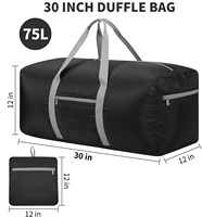 Sac de voyage personnalisé 210D 420D 600D, sac de transport non tissé grande capacité pour déménagement, sac de voyage pour couettes, vente en gros