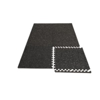 Hydefoam - Alfombrilla de Gimnasio de 1 m x 1 m, Antivibración, de Goma EVA, para Área de Pesas, Alfombrilla de Fitness