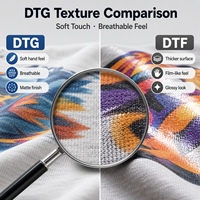 Imprimante DTG professionnelle à double station pour t-shirts avec deux têtes d'impression XP600, machine d'impression directe sur vêtement pour petites entreprises