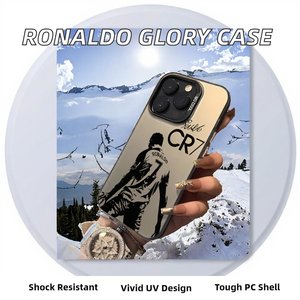 <span class=keywords><strong>Coque</strong></span> de téléphone Cristiano Ronaldo Championnat Gloire Star du football pour <span class=keywords><strong>iPhone</strong></span> <span class=keywords><strong>11</strong></span> 12 13 14 15 16 17 en PC durable avec support de téléphone - Product Image 3