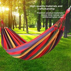 <span class=keywords><strong>Hamaca</strong></span> de malla de nailon, cama de red para dormir para patio al aire libre, porche, jardín, viaje, Camping, apto para niños - Product Image 2