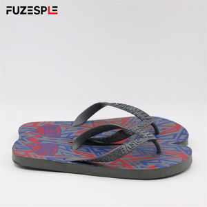 Kırmızı mavi tasarım ile <span class=keywords><strong>2025</strong></span> şık geometrik desenli terlik rahat kaymaz plaj erkek spor parmak arası terlik erkekler için - Product Image 5