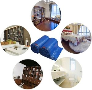 ถุงขยะครัวแบบใช้แล้วทิ้ง HDPE สีฟ้า ขนาด 10 แกลลอน ปิดผนึกด้วยความร้อน 2 ม้วน/110 ถุง - Product Image 6