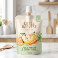Personnalisation OEM, conception anti-fuite, emballage de boissons écologiques pour enfants, emballage de boissons fonctionnelles, pochette avec bec verseur et bouchon de sécurité