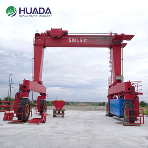 35 tấn 40 tấn 50 tấn 60 tấn <span class=keywords><strong>80</strong></span> tấn di động rtg <span class=keywords><strong>Crane</strong></span> giá với lốp cao su giàn cần cẩu - Product Image 6
