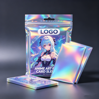 Cartes à collectionner de jeu TCG avec logo et emballage personnalisables, surface imprimée holographique, pack de boosters d'anime