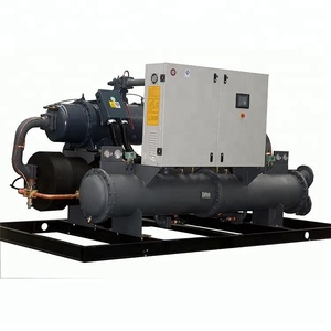 Système de refroidisseur d'eau industriel standard Ce CCC <span class=keywords><strong>CRAA</strong></span>, équipement de refroidissement à vis refroidi par eau pour système HVAC - Product Image 2