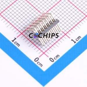 HX PZ1.27-2x7P WZ-P Pin Header Bent Lead Through Hole,P=1.27mm Connector 2x7P 1.27mm 1.27mm Pin Header - Product Image 2