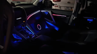 Éclairage ambiant dynamique LED 64 couleurs SJC pour Mitsubishi Pajero 2016-2022, symphonie intérieure, accessoires décoratifs