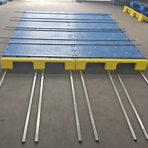 พาเลทพลาสติกแบบปิดขนาดใหญ่พิเศษ สำหรับงานหนัก 3 ขา ขนาด 2350 มม. x 2000 มม. x 150 มม. สำหรับเก็บอาหาร - Product Image 3