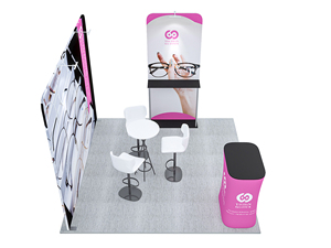 Stand espositivo di attrezzature per fiere portatili senza attrezzi per la visualizzazione del prodotto - Product Image 2