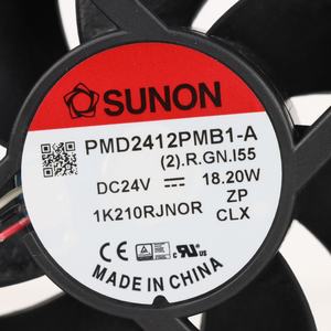 Ventilador Axial SUNON PMD2412PMB1-A(2).R.GN.I55 120x120x38mm 24VDC 760mA 18.2W 4200RPM 190.0CFM con Rodamiento de Bolas Eléctrico para Gabinete e Inversor - Product Image 6