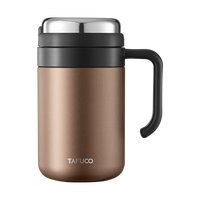 Mug à café isotherme en acier inoxydable durable de 22 oz, anti-fuite, avec filtre à thé