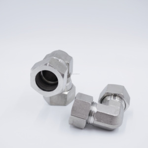 מפעל 15 מ "מ 22 מ" מ 28 מ "מ צינור ss304 יוניון נירוסטה 90 התאימות דחיסה הולם - Product Image 4