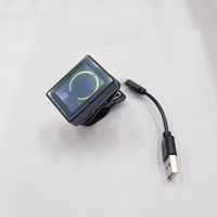 Accordeur à pince rechargeable pour guitare, ukulélé, violon, basse avec écran LCD couleur pour instruments de musique chromatiques