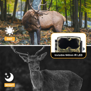 L-Shine Caméra de jeu et caméras de piste 4k Wildkamera 32mp 4k Caméra de chasse extérieure Wifi812pro 4k 30mp Piège photographique - Product Image 5