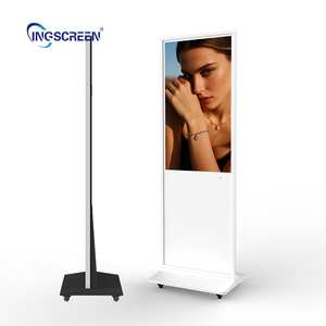 Ingscreen 32 43 49 55 65 inch Trắng Đen quảng cáo phương tiện truyền thông Máy nghe nhạc tầng thường vụ kiosk hướng dẫn Hội Đồng Quản trị màn hình cảm ứng kỹ thuật số biển - Product Image 4