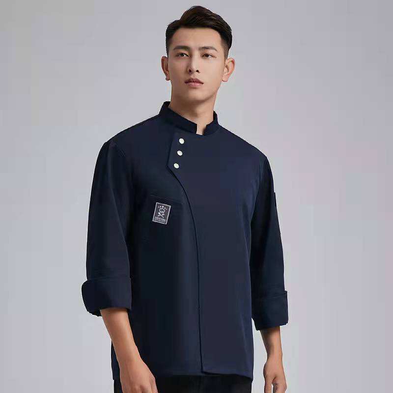 Blue "long sleeve" three buckle