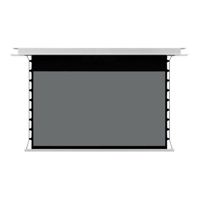 100" Motorized Tensioned Projection Screen 4K UHD ALR - Hidden Ceiling Mount for Home Cinema (Custom Size/Frame Optional)