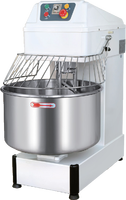 Mélangeur à Spirale à Vitesse Variable Basse pour Pâte, Vertical Professionnel de Cuisine, 110V, 120QT (15kg, 30kg, 12.5kg, 12kg) (HS 150 Litres 60 50 Litres 10C)