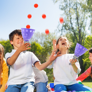 Balles élastiques en plastique en gros pour enfants, jouets d'extérieur de grande taille, jeux interactifs de tirage, entraînement sensoriel, jeux sportifs - Product Image 2