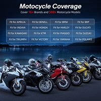 Outil de diagnostic de moto OBD2 ANCEL MT700 avec écran tactile Android et garantie d'un an pour Harley Indian Yamaha Polaris