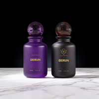 Flacon de parfum de haute qualité en verre de luxe 30ml 50ml 100ml avec boîte cadeau et bouchon design 100ml Flacon arabe