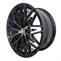Rueda de Aleación Forjada de 20 Pulgadas, Negra, con Acabado Mecanizado, de Grado OEM, Resistente y Duradera, para Skoda Kodiaq GT 2021