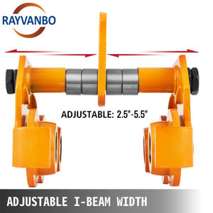 Kerekan Elektrik Manual 10 Ton Kualitas Tinggi Troli Dorong Tangan untuk Mengangkat Peralatan Kerekan - Product Image 3