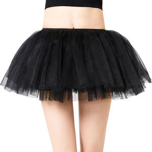 Jupe Tutu Midi en <span class=keywords><strong>Tulle</strong></span>-Jupe bouffante plissée sexy haut de gamme en polyester adulte pour femme - Product Image 1