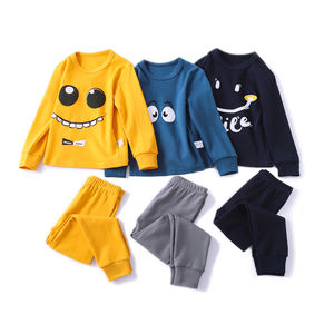 Pijamas de Algodón de Alta Calidad para Niños, Ropa de Dormir Cálida, Ropa de Casa para Niños, Conjuntos de Pijamas Térmicos con Dibujos Animados para Niños y Niñas - Product Image 2