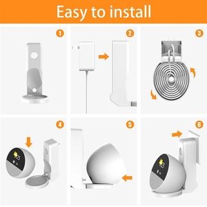 Venta caliente Soporte de pared Soporte de soporte PC Estuche rígido Soporte de montaje en pared para <span class=keywords><strong>Echo</strong></span> <span class=keywords><strong>Spot</strong></span> 2024 - Product Image 6