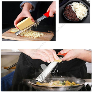 Rallador Manual de Acero Inoxidable Syh610 al por Mayor, Herramienta Portátil para Frutas y Verduras, Rallador de Queso con Cepillo para Chocolate - Product Image 3