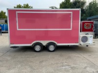 Camion de restauration mobile compact certifié CE & DOT, cuisine complète pour snacks rapides, BBQ, café, hamburgers, hot-dogs et glaces